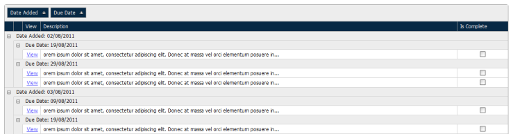 Data Grouping example 1